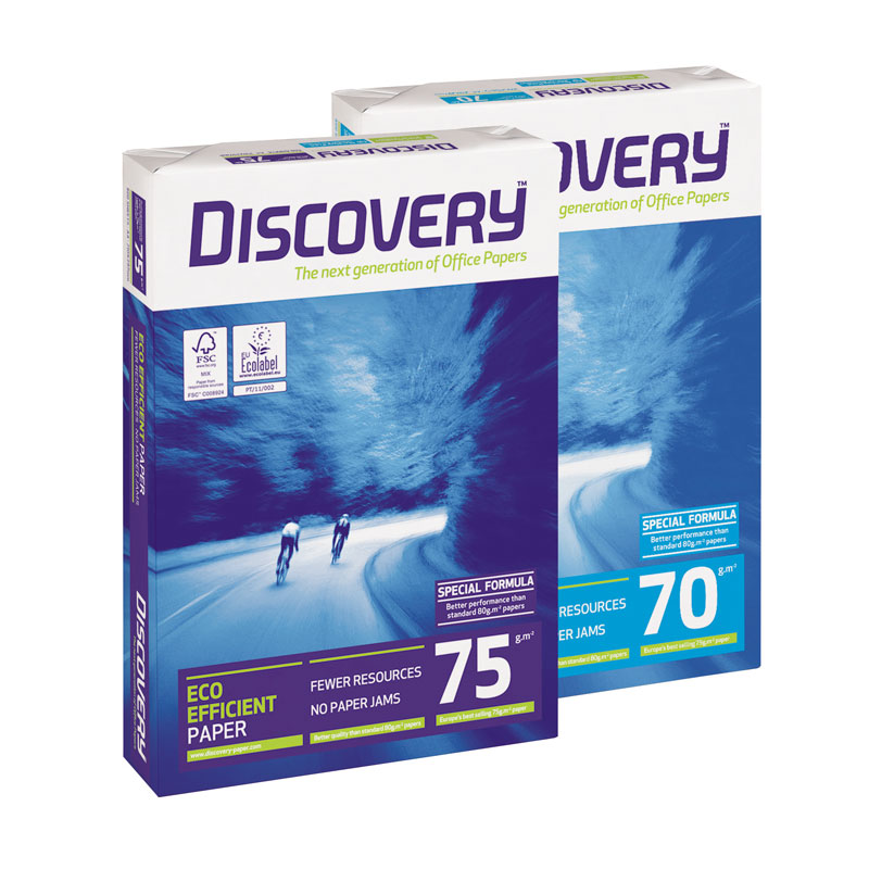 Papīrs DISCOVERY A4 formāts 75g/m2, 500 loksnes/iepakojumā