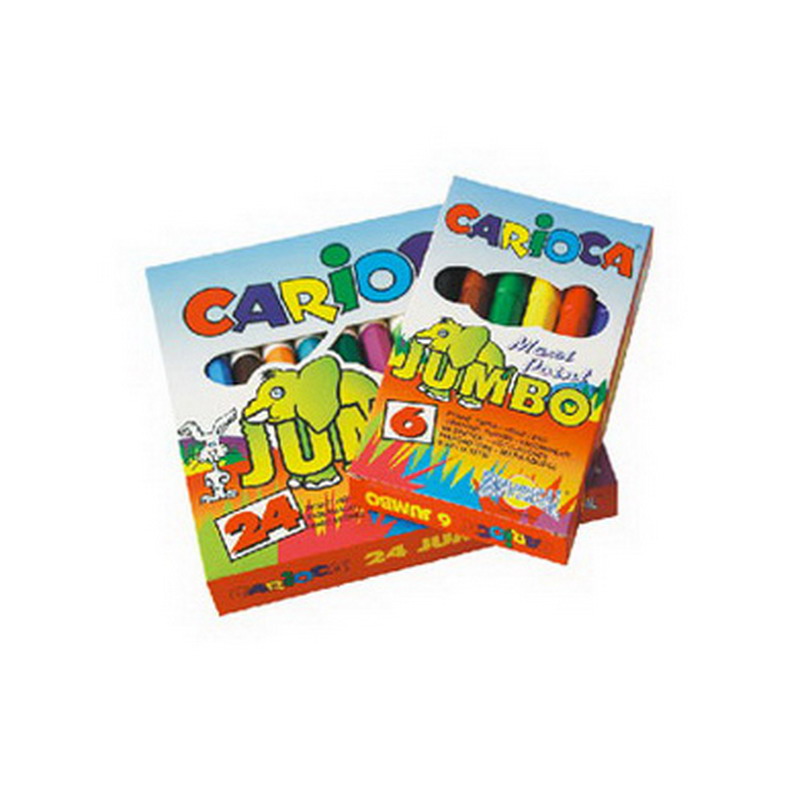 Flomasteri CARIOCA JUMBO 12 krāsas