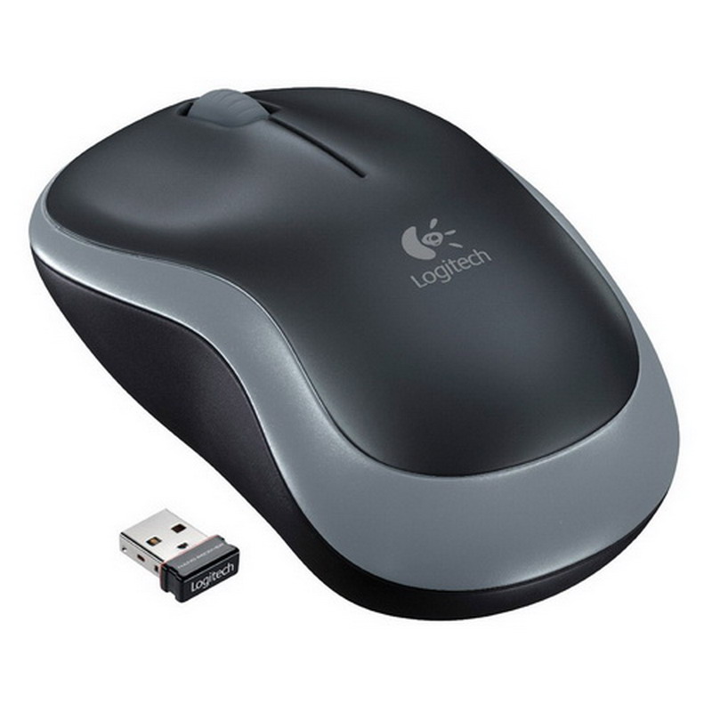 Bezvadu pele LOGITECH M185 (910-002238), pelēka/melna