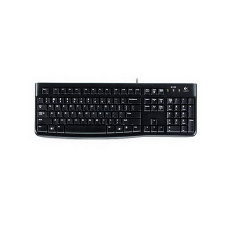 Klaviatūra LOGITECH K120 Business, USB, EN/RU, melna