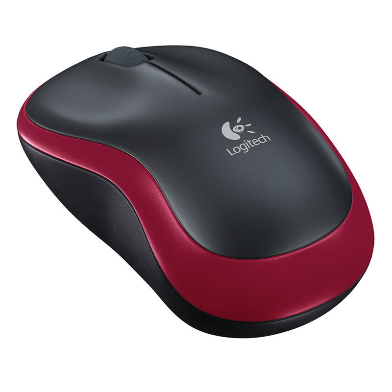 Bezvadu pele LOGITECH M185, sarkana