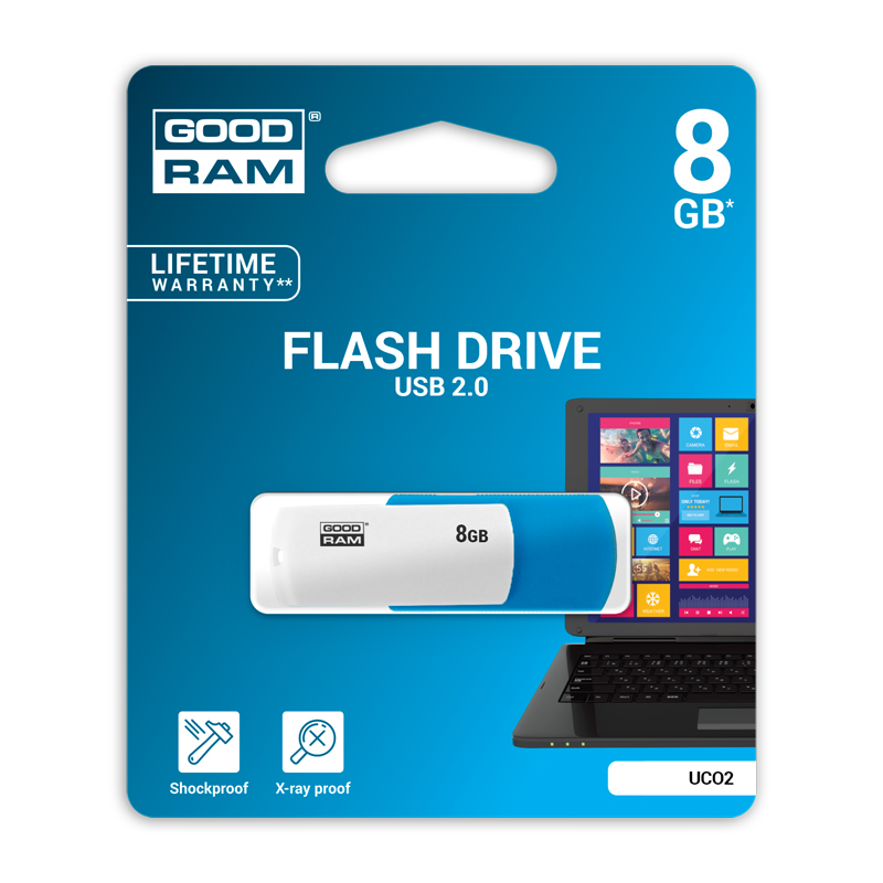 Atmiņa GOODRAM Colour Mix 8GB USB 2.0