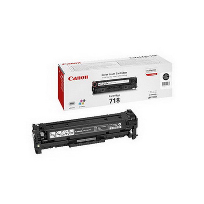 Toneris CANON CRG-718BK (3400 lpp.) melns