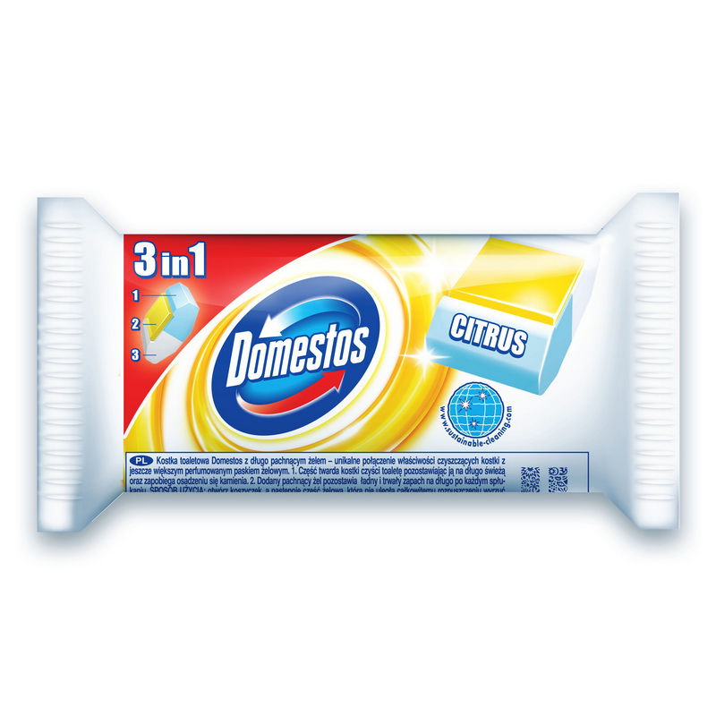 Tualetes atsvaidzinātāja nomaiņa DOMESTOS Citrus, 40 g