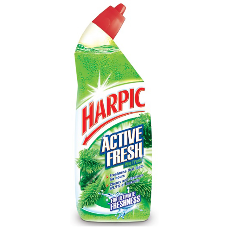 Tualetes tīrīšanas līdzeklis HARPIC Active Fresh Pine, 750 ml