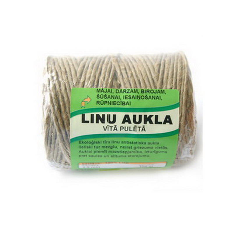 Linu vītā pulēta aukla TANGENTE,  Ø 2.5 mm, 100 g