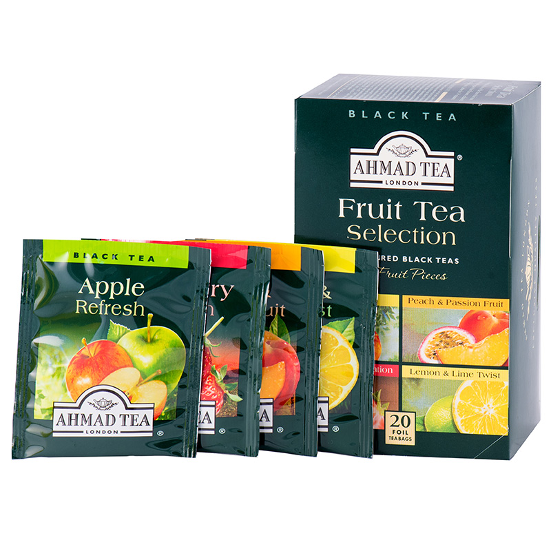 Tēja AHMAD FRUIT SELECTION, 20 x 2 g maisiņi paciņā