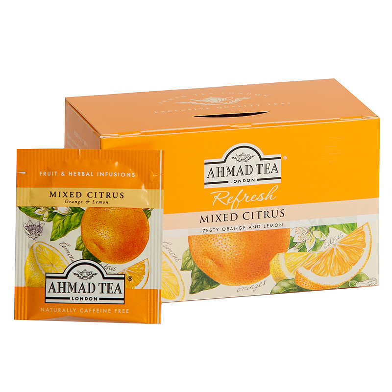 Tēja AHMAD Alu  MIXED CITRUS, 20 maisiņi x 2 g paciņā