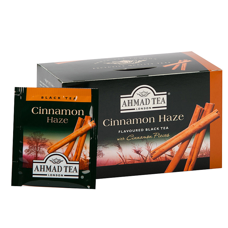 Tēja AHMAD Alu FRUIT CINNAMON HAZE, 20 x 2 g maisiņi paciņā