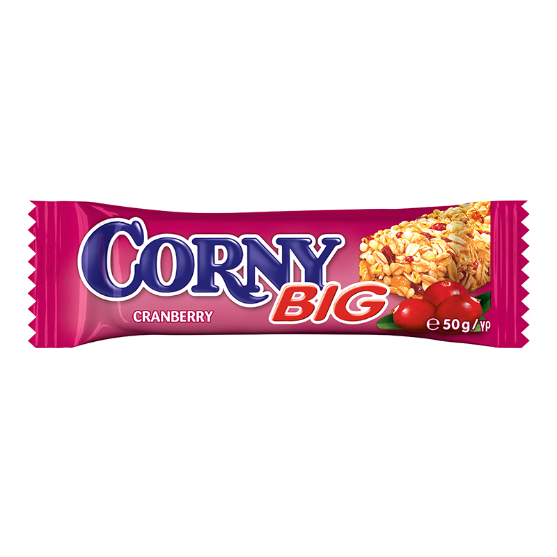 Musli batoniņš CORNY BIG, dzērveņu, 50 g