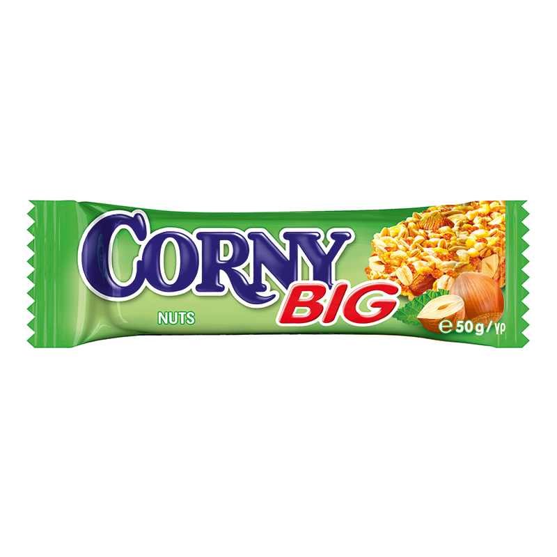 Musli batoniņš CORNY BIG, riekstu, 50 g