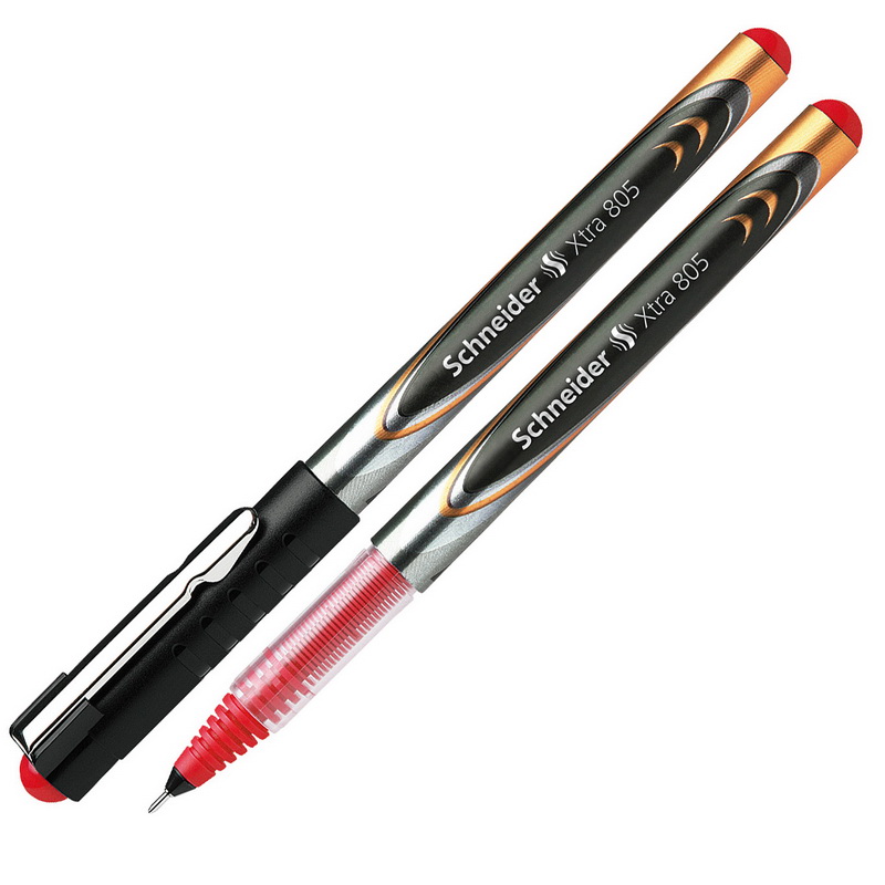 Pildspalva rollers SCHNEIDER XTRA 805 0.5mm, sarkans korpuss, sarkana