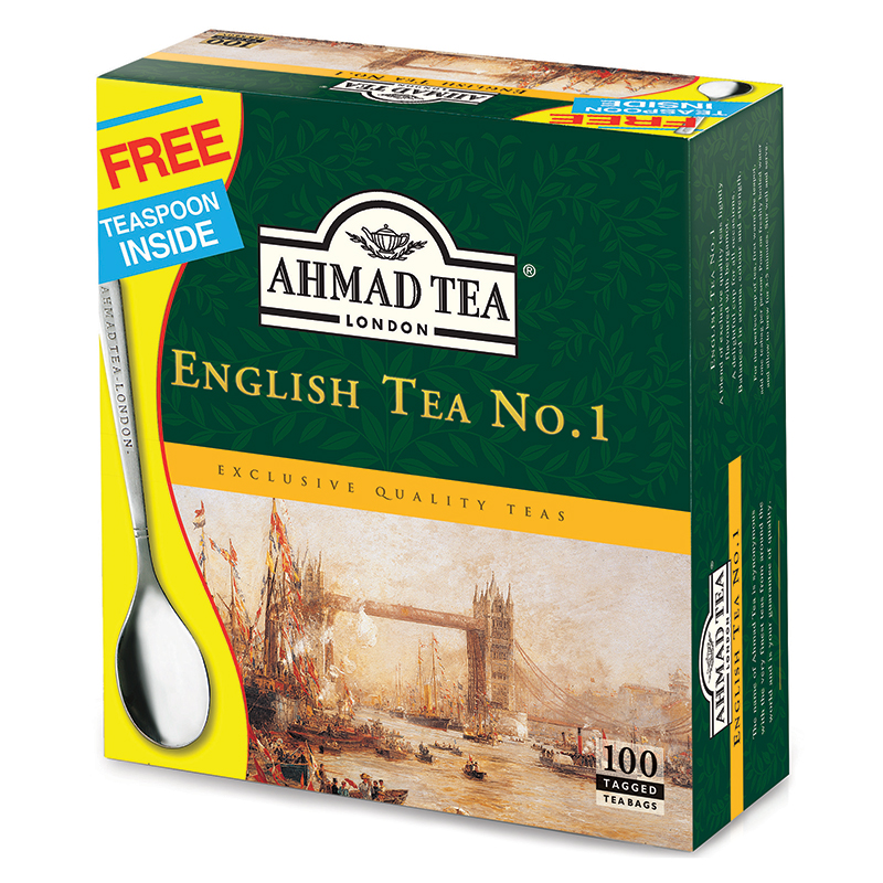 Melnā tēja AHMAD ENGLISH TEA No.1, 100 maisiņi x 2 g paciņā